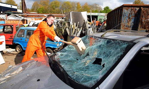 Car demolition